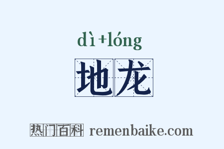 地龙是什么意思的图片